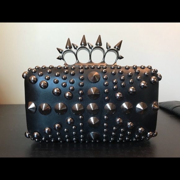 Handbags - Studded Clutch Purse